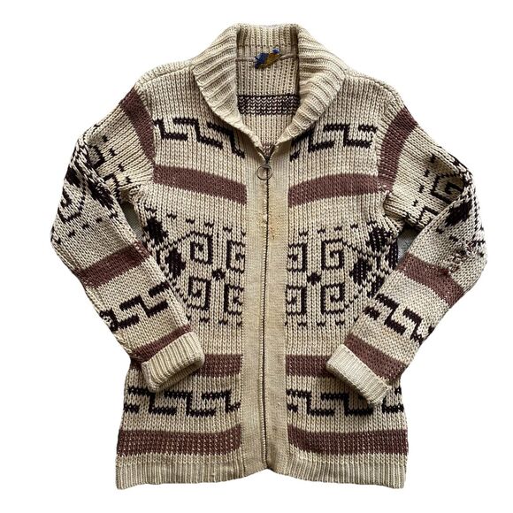Pendleton Other - Vintage Pendleton Westerly Sweater Wool Medium Cowichan Dude Lebowski Talon Zip